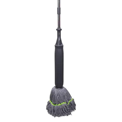 Швабра для миття підлоги Household HP-35015-44 з мотузковим мопом 124 см Сірий