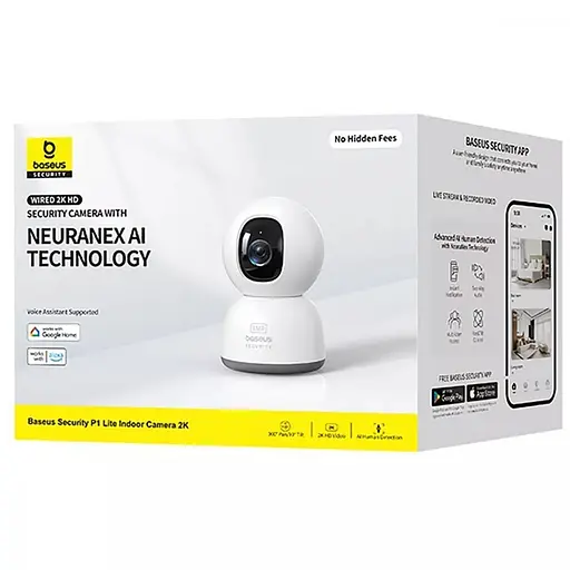 Камера відеоспостереження Baseus Security P1 Lite Indoor 2K (S0TV002132) - фото 7