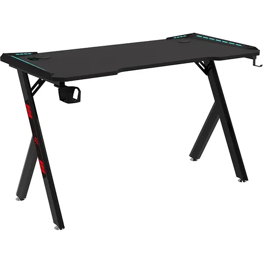 Комп'ютерний ігровий стіл GT Racer T-1242 Black [125832]