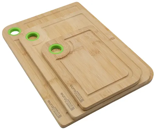 Набір кухонних дошок Eurogold бамбукових 3 шт. - фото 2