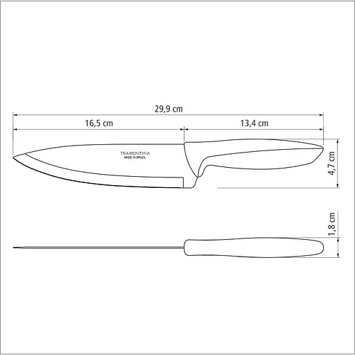 Нож Chef Tramontina PLENUS, 178 мм - фото 5