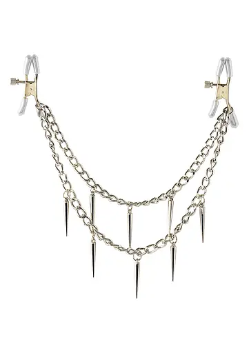 Затискачі для сосків Pipedream Fetish Fantasy Rock Hard Nipple Clamps сріблястий - фото 5