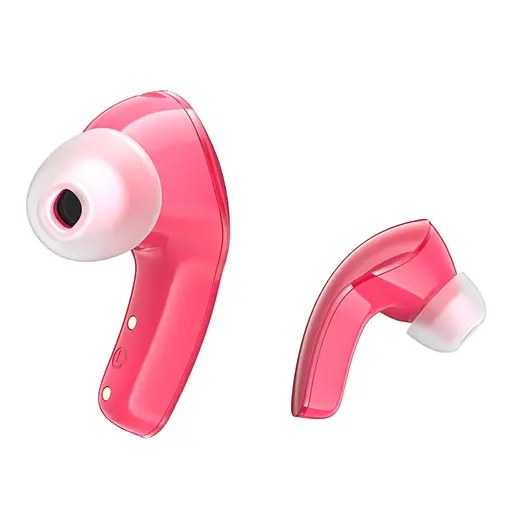 Навушники бездротові Acefast TWS T9 вакуумні червоний - фото 4