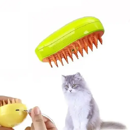 Спіральна  щітка для собак і котів грумінг масажна для вичісування з водою всередині 3 in 1 - фото 3