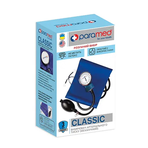 Вимірювач артеріального тиску механічний Paramed Classic - фото 2