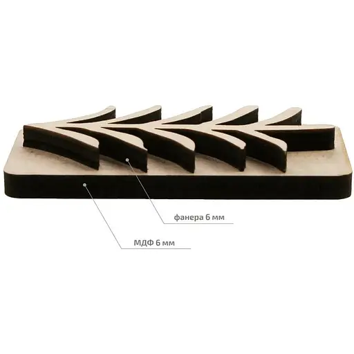 Штамп для вибійки Rosa Talent №5 Зима 4.7x8см - фото 2