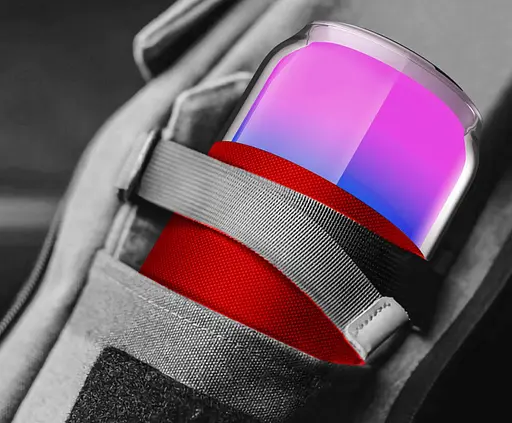 Портативна колонка Real-El RX705 5W Bluetooth TWS, RGB, Red - фото 10