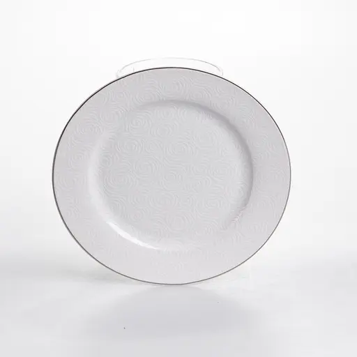 Столовий сервіз золотий на 6 персон 24 предмети набір порцелянових тарілок для сервірування столу сервіз тарілок Yiwu HP-HK-A13 - фото 3