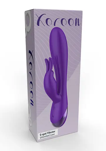 Вібратор-кролик Xocoon Unlimited Love, 19 см (фіолетовий) - фото 11