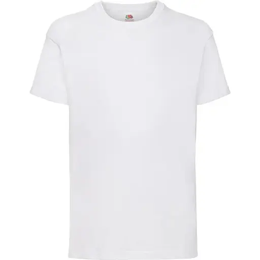 Футболка базовая подростковая Rosa Talent хлопок рост 140 см белый - фото 1