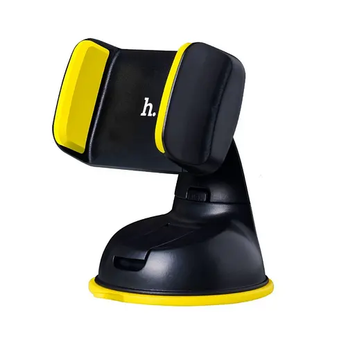 Автотримач для телефона HOCO CA5 Suction vehicle Holder Yellow - фото 1