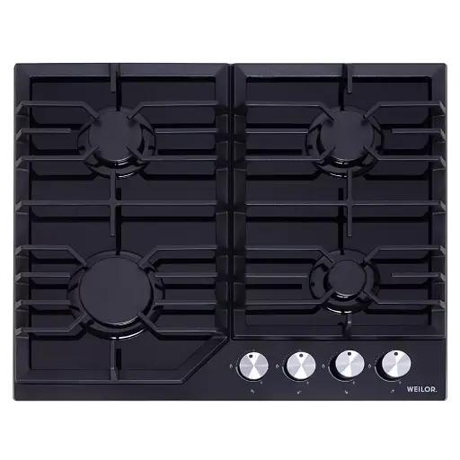 Поверхность газовая на стекле Weilor GG 624 BL