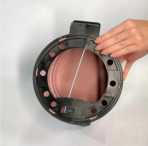 Ведро для мусора с педалью Maxiflow 3 л Розовый 4501.1825S.103.03  - фото 4