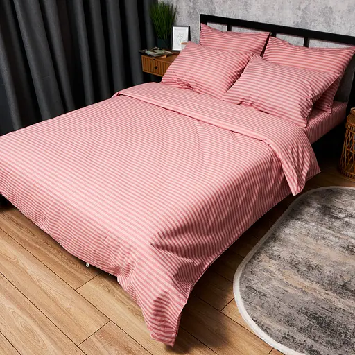 Пододеяльник Moon&Star Бязь Gold Люкс Pink Whisper Евро 200x220 см - фото 1