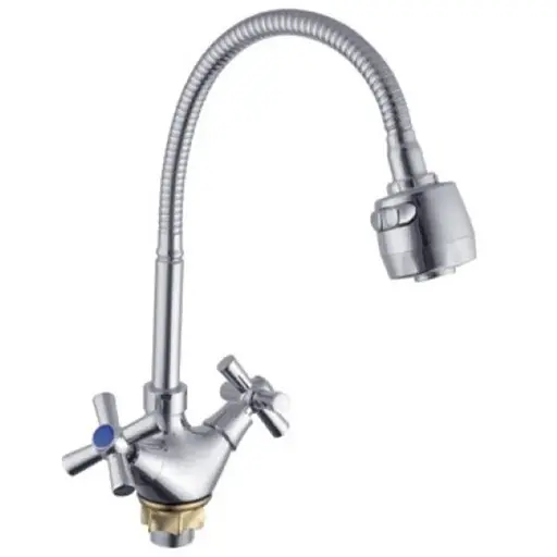 Змішувач для кухні Mixxus Toledo 271 з гнучким виливом MI6318 Хром - фото 1