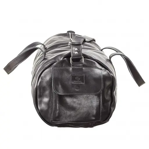 Шкіряна чоловіча сумка GRANDE PELLE 55х31х24 см sum0023815 - фото 5