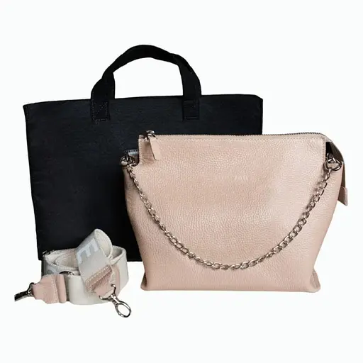 Сумка женская через плечо Grande Pelle с ремешком 23х25.5х9 см sum0028538 - фото 4