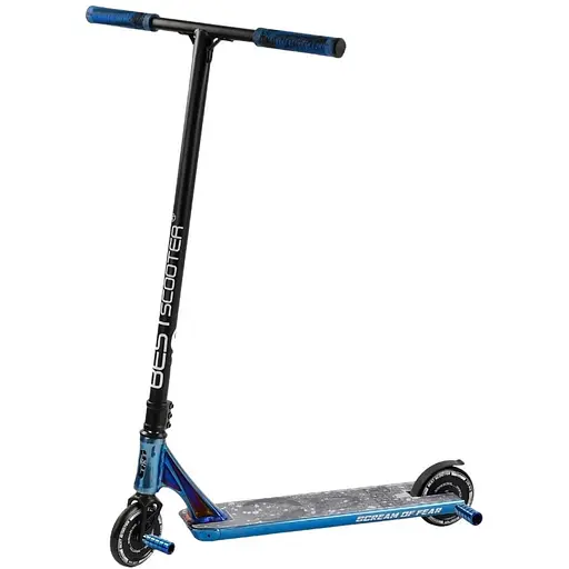Самокат трюковий Best Scooter 69х12.5х93 см Чорно-синій 000231444