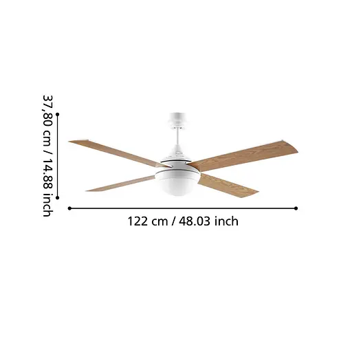 Світильник  стельовий  з  вентилятором  VARADERO - фото 2