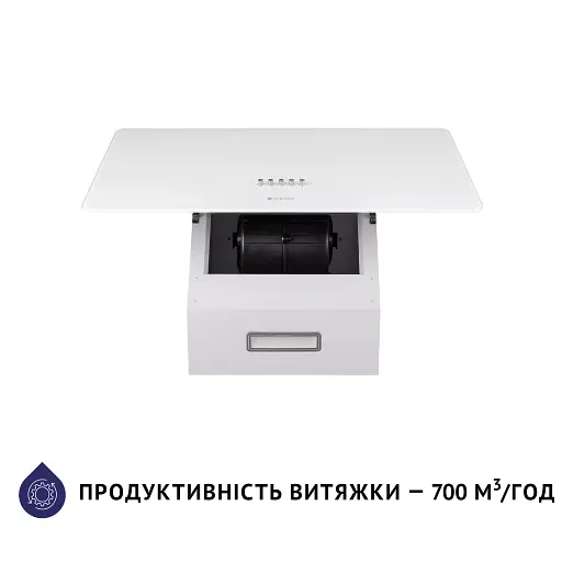 Вытяжка декоративная наклонная Minola HDN 6224 WH 700 LED - фото 5