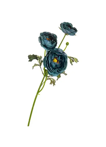 Букет искусственный "Ранункулюс", 65 см Elisey синий 8114-018