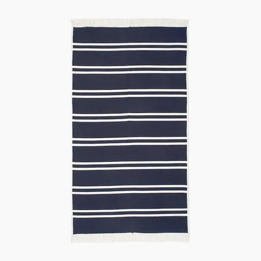 Ковер двухсторонний 80 х 150см Lotus Home - Infinity Stripe темно-синий (svt-2000022352086) - фото 1