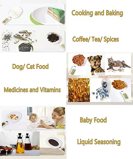 Цифрова розумна кухонна ложка-ваги 0.1-500 г з РК-дисплеєм з точністю 0.1 г, A-Plus Білий 87393 - фото 7