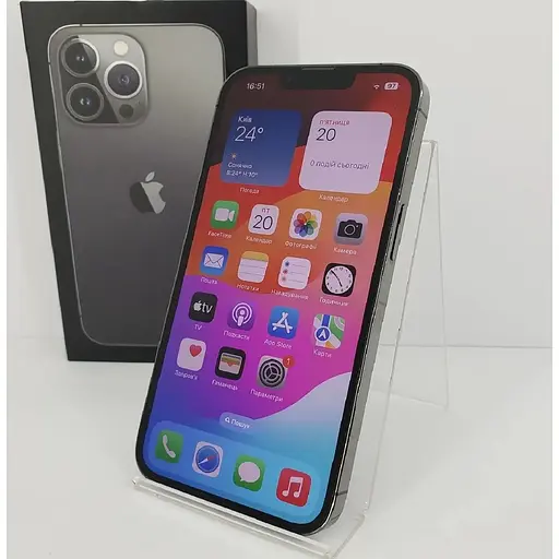 Смартфон Apple iPhone 13 Pro 1Tb Graphite A2638 (MLVV3ZD/A) (GJ6CDQ509V) Б/У - фото 4