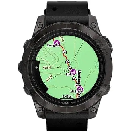 Смарт-часы Garmin Epix Pro 2 Sapphire 47 mm Carbon G. DLC Tit. with B. Leather Band (010-02803-30)