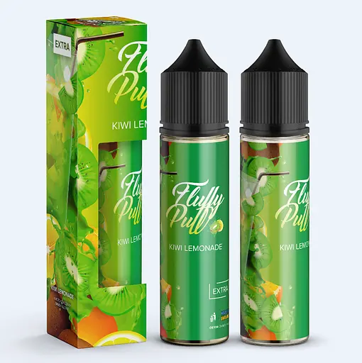 Набор компонентов для самозамеса солевой заправки Fluffy Puff 60 мл Киви Лимонад 0-50 мг (17661)
