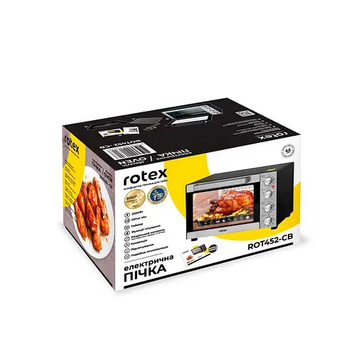 Електрична піч Rotex ROT452-CB - фото 12
