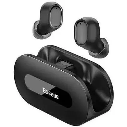 Бездротові навушники Baseus Bowie EZ10 True Wireless Earphones, Low Latency, Baseus Rapid Charge, BT5.3, 40mAh, 300mAh, 5h, Black A00054300116-Z1