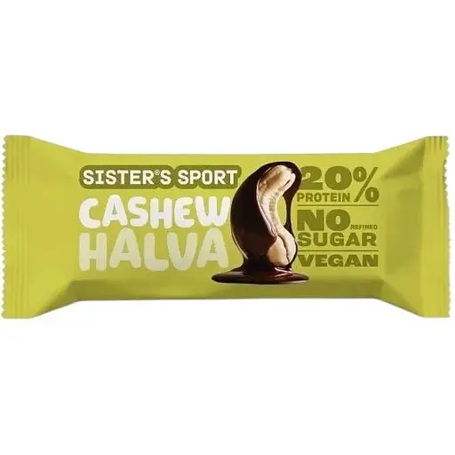 Протеїнова халва Sister's Sport Protein Halva, 40 грам - Кеш'ю