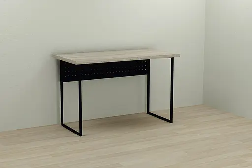 Компьютерный стол Ferrum-decor Майк 75x100x60 черный ДСП Дуб Сонома 32мм (FRD-103853)