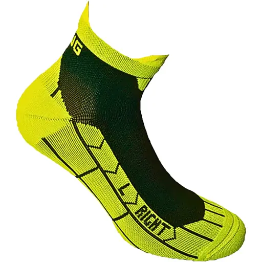 Шкарпетки Spring Speed Plus XL Чорний/неоново-жовтий - фото 1