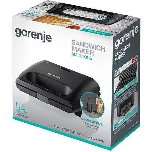 Бутербродниця Gorenje SM701GCB - фото 3