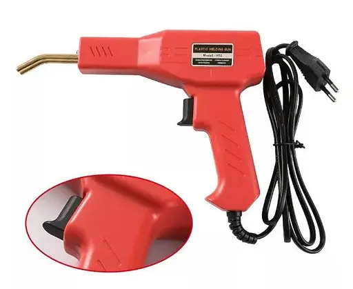 Термостеплер для ремонту пластику інструмент для паяння пластику h50 220в 50Вт Червоний - фото 2