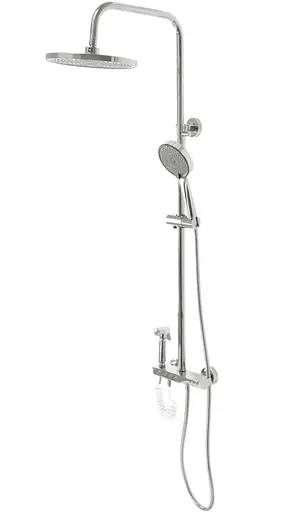 Душовя система Rea Max з термостатом та виливом хром REA-P6616, Хром - фото 6