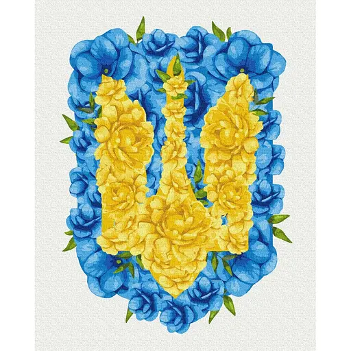 Картина за номерами Герб квітучий Svetlana Drab Brushme 40x50 см різнокольорова 000276489