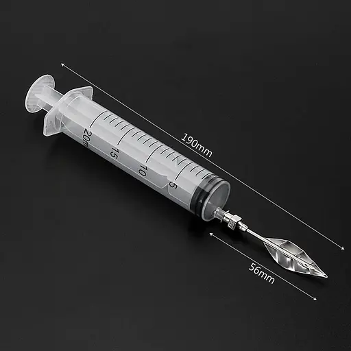 Кондитерський шприц 20 мл для декорування 3D желе з 10 насадками, Kitchen Master 85314 - фото 7