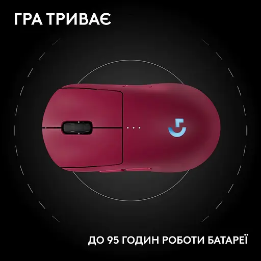 Миша Logitech G Pro 2 LightSpeed Wireless Pink (910-007309) - фото 12