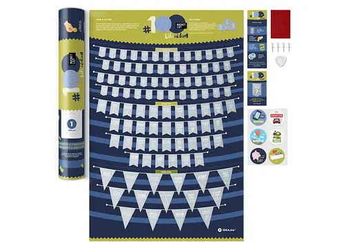 Скретч постер 1DEA.me #100 ДЕЛ Bucket List LIFE edition (англ.) (13017) - фото 6