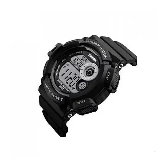 Часы мужские спортивные Skmei 1222 (Черный) - фото 2