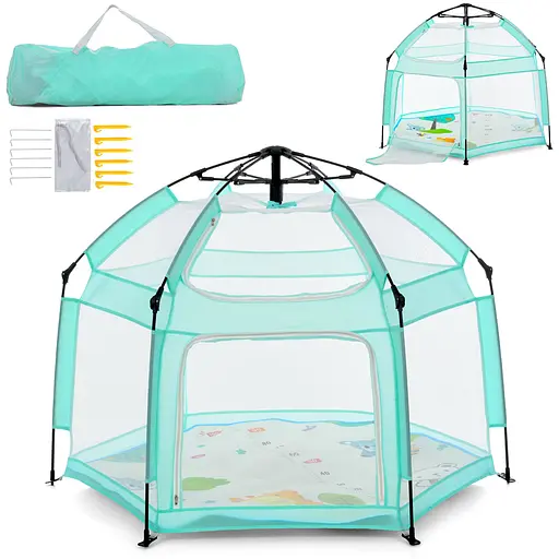 Намет каркасний, MR1512DustyGreen, автоматично розкладається, килимок