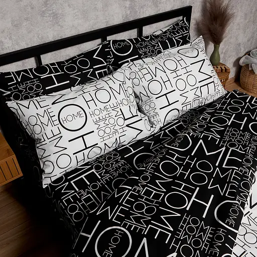 Комплект постільної білизни Moon&Star Бязь Gold Люкс Graphic Mood King Size 220x240 наволочки 4х50х70 - фото 4