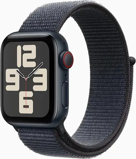 Смарт-годинник Apple Watch SE 2 GPS + Cellular 40mm Midnight Aluminum Case w. Ink Sport Loop (MXFQ3/MXGA3)