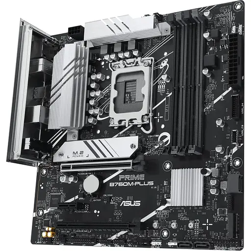 Материнская плата Asus Prime B760M-PLUS s1700 B760 4xDDR5 M.2 HDMI DP mATX - фото 4