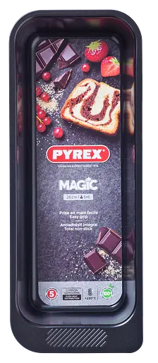 Форма для кекса Pyrex Magic прямоугольная металлическая 26 см (MG26BL6/7646) - фото 3