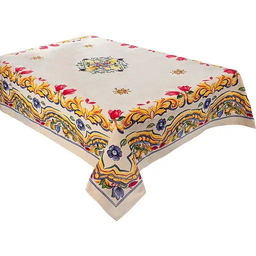 Скатерть Lefard Home Textile Azulejos гобеленовая 140х180 см (732-320) - фото 1
