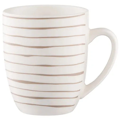 Набір чашок Ardesto Ravenna порцеляна 360 мл біло-бежевий 4 шт. (AR1336RS) - фото 9